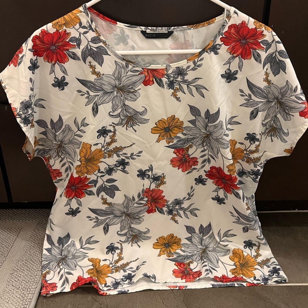 Tighter fitting shein blouse in size large